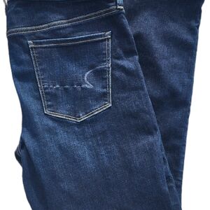 American Eagle Outfitters Women's Dark Blue Skinny Jeans